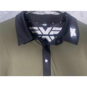 PXG Parsons Xtreme Golf Mens XL Polo Shirt Olive Green Black